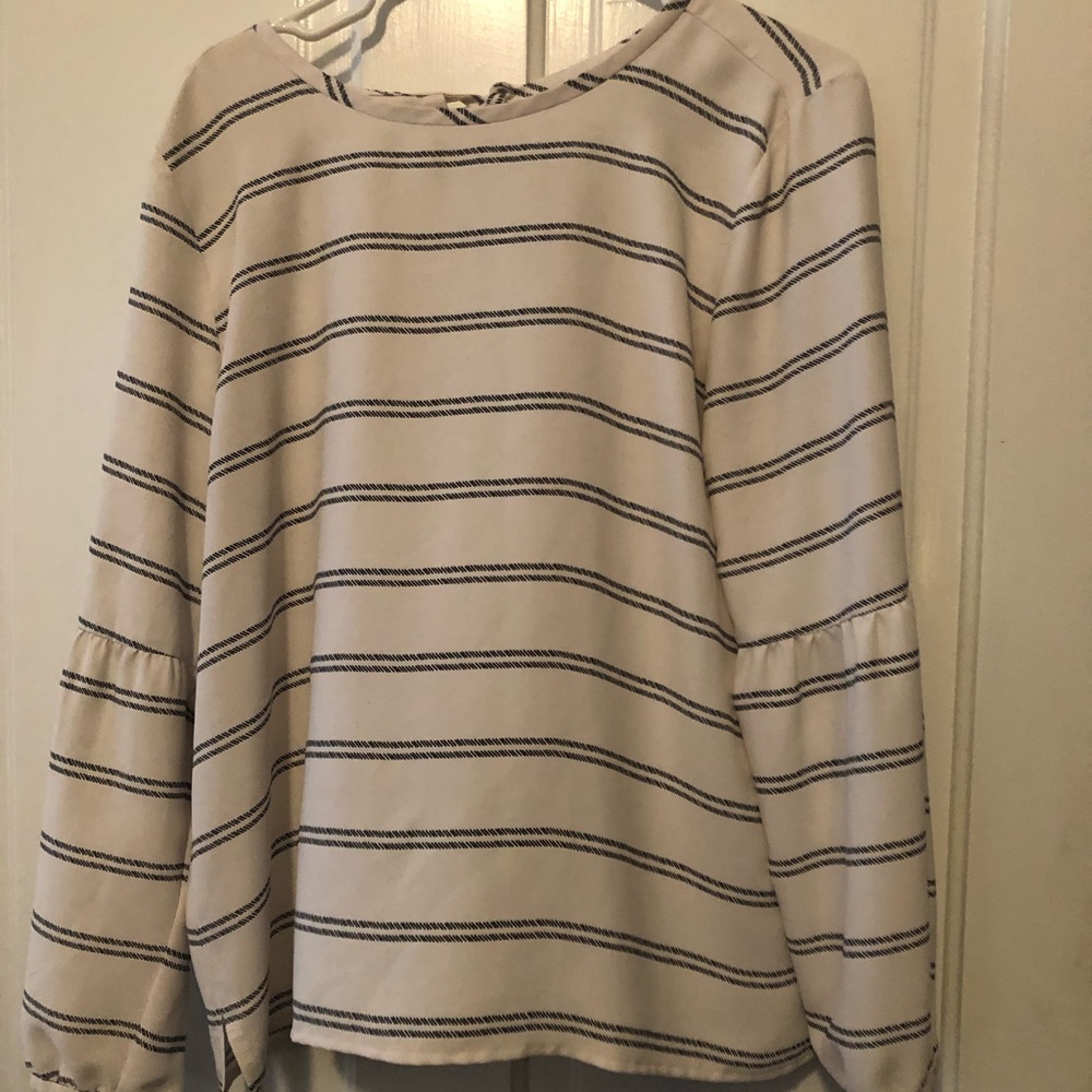 Loft long sleeve silk shirt
